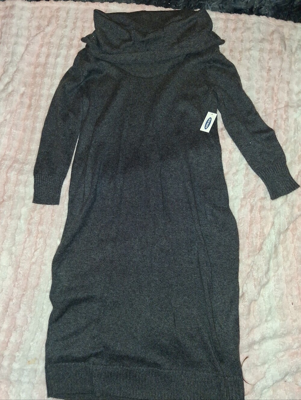 Old Navy Charcoal Gray Knit Sweater Dress